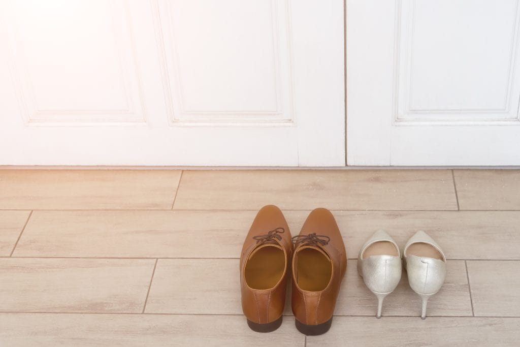 Take off shoes, culture Denmark