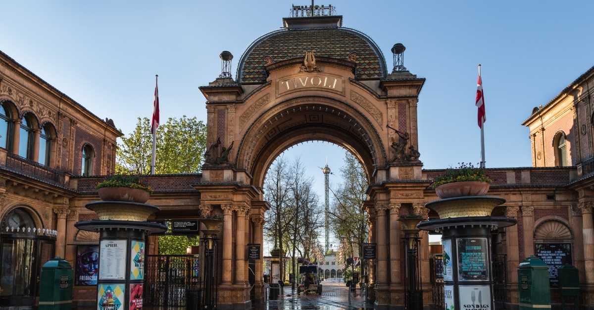 Tivoli Gardens, amusement parks in Denmark