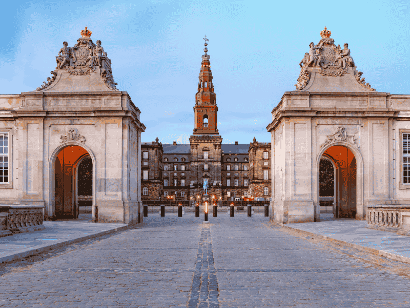 Image of Christiansborg Palace in Copenhagen