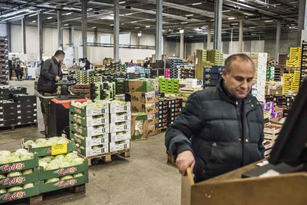 An image of Grønttorvet food market.