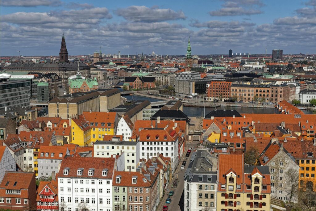 Managing the cost of living in Denmark: A view of the old city houses in Copenhagen