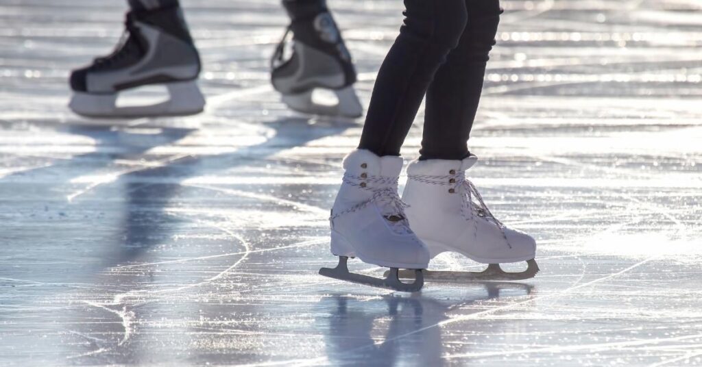 Ice skating