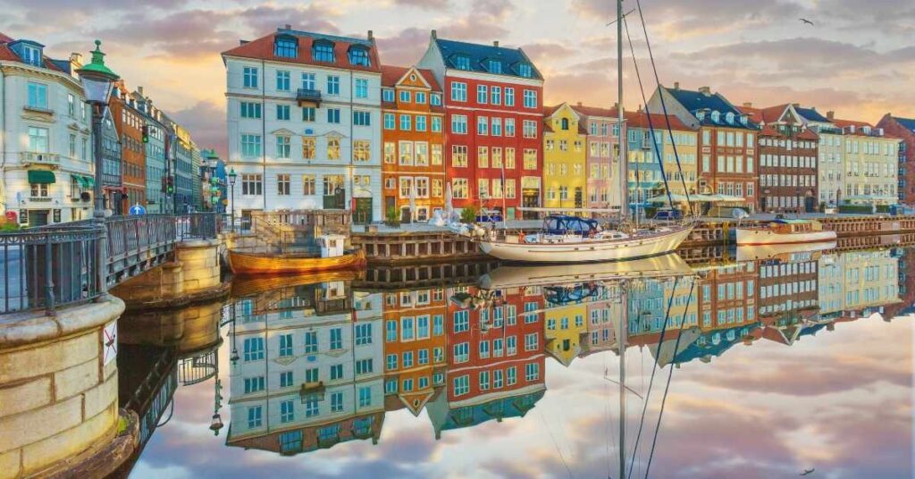 With tours in Copenhagen this is Nyhavn Habour