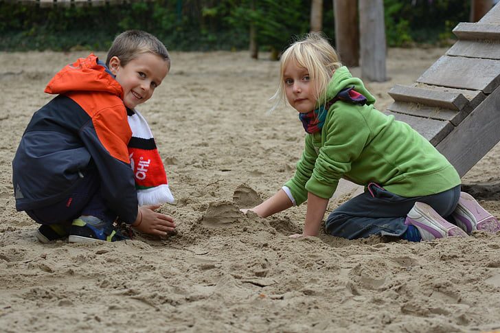 children playing outdoors