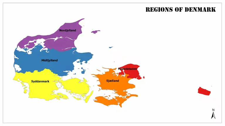 Where Is Denmark on the Map? Denmark Map on the World Map Map of Denmark's regions