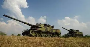 How much artillery does Denmark have?