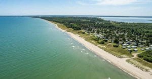 Feddet Peninsula during the day.
