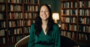 Louise Lyngh Bjerregaard smiling.