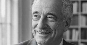 Victor Borge smiling.