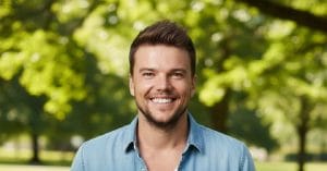 Bjarke Ingels in a natural setting.