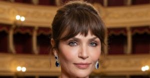 Helena Christensen close up.