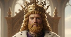 Face of Canute IV the Holy.