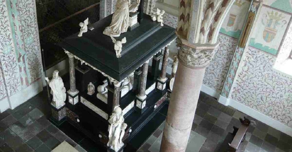 Christian III grave from above.