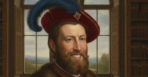 Christian III smiling.