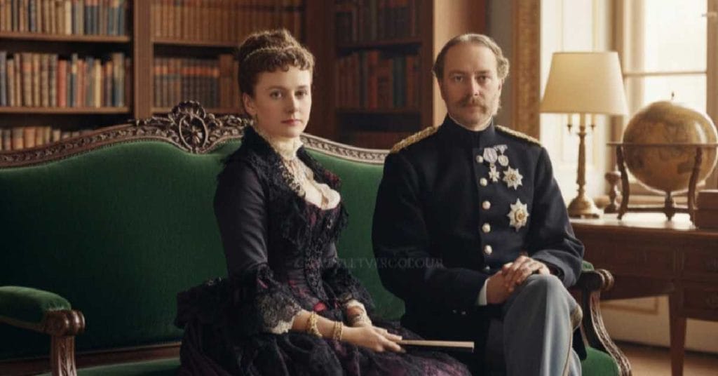 Christian IX and his wife.