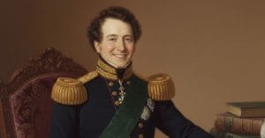 Christian VIII smiling.