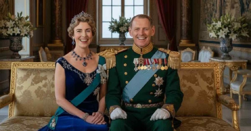 Frederick IX and his wife.