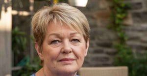 Ghita Norby close up.