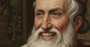 Valdemar IV Atterdag smiling.