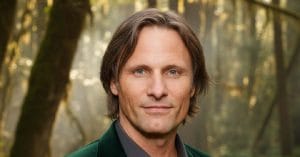 Face of Viggo Mortensen.
