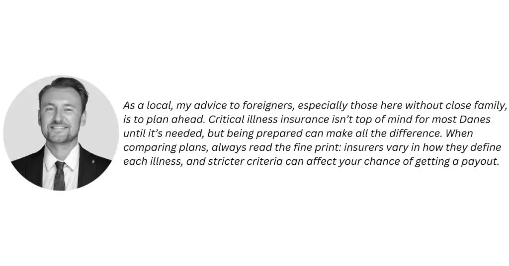 Critical illness insurance in Denmark