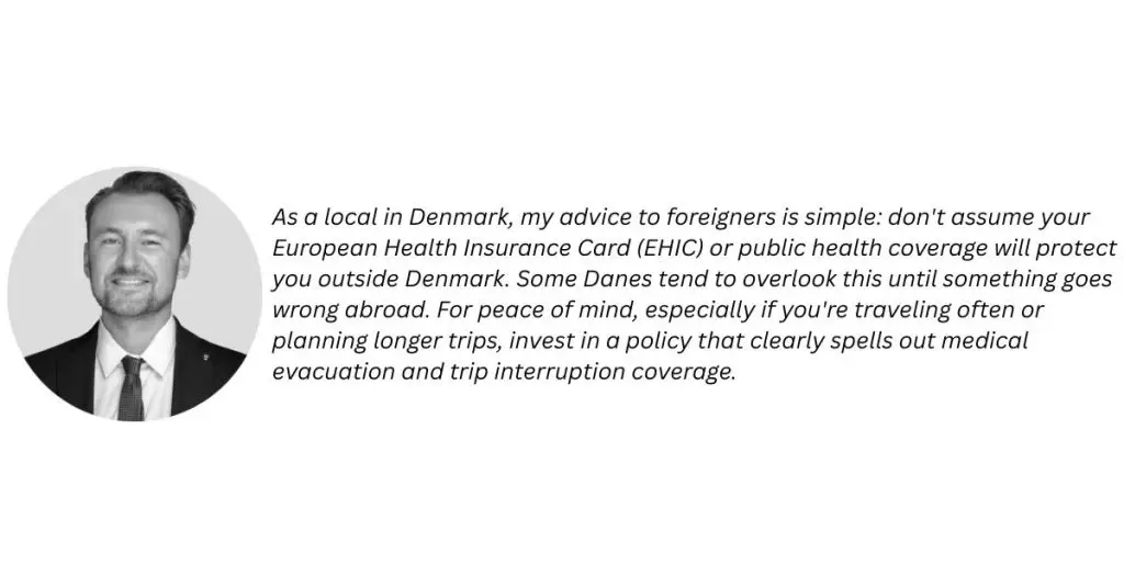 Travel insurance in Denmark