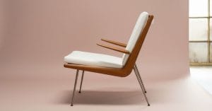 The Chic Boomerang Chair by Peter Hvidt & Orla Mølgaard-Nielsen