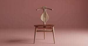 The Clever Valet Chair by Hans J. Wegner