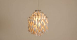The Dazzling Spiral Lamp by Verner Panton