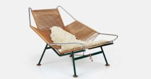 The Dramatic Flag Halyard Chair by Hans J. Wegner