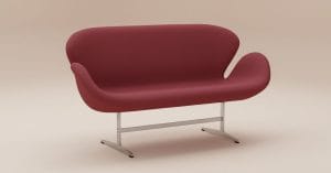 The Elegant Swan Sofa by Arne Jacobsen