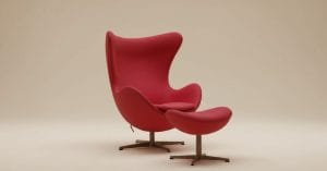 The Famous Egg Chair by Arne Jacobsen