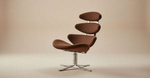 The Futuristic Corona Chair by Poul M. Volther