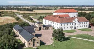 Borglum Abbey from above.