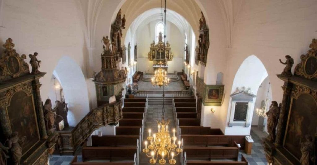 Budolfi Church interior.