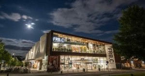 Frederiksberg Centret at night.