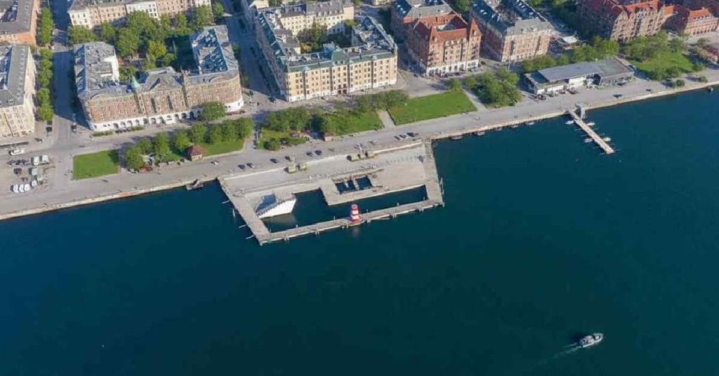 Islands Brygge from above.