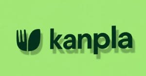 Deep green Kanpla logo.