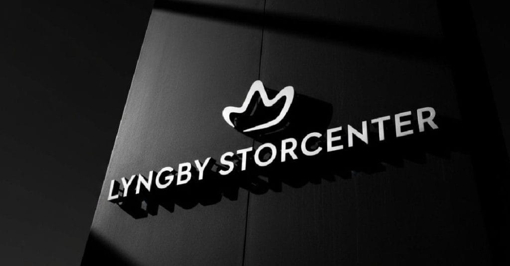 Special view of Lyngby Storcenter.