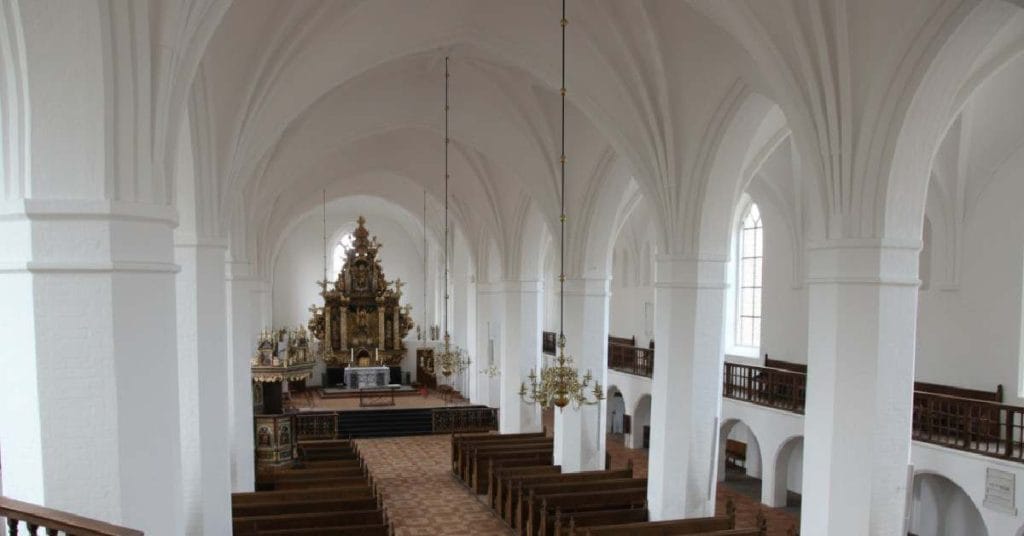 Maribo Cathedral interior.