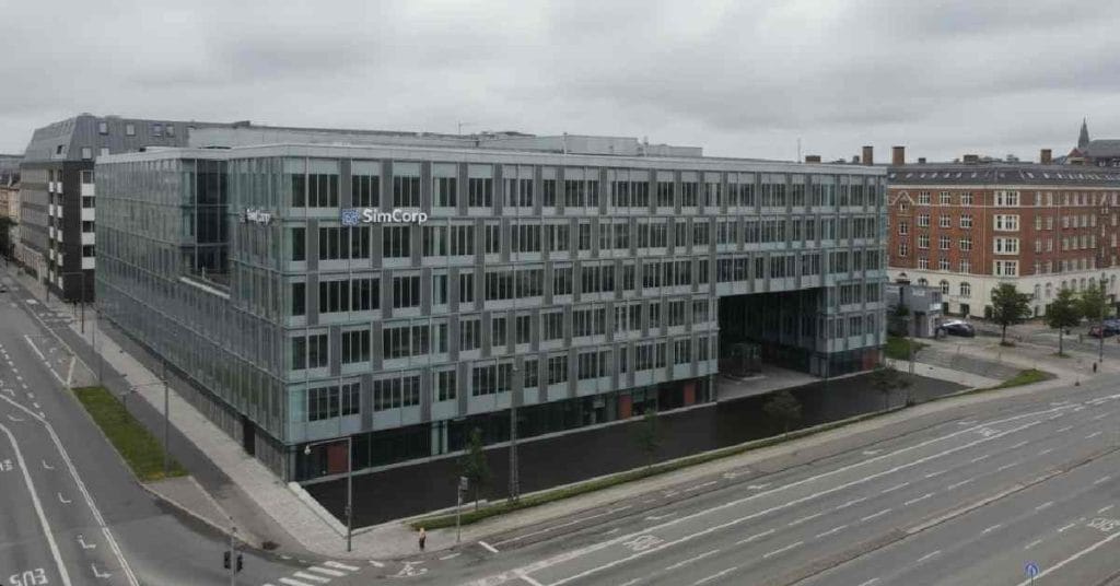 SimCorp A/S building during the day.