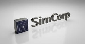 SimCorp A/S logo.
