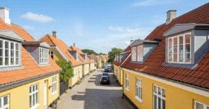 Street in Skagen.