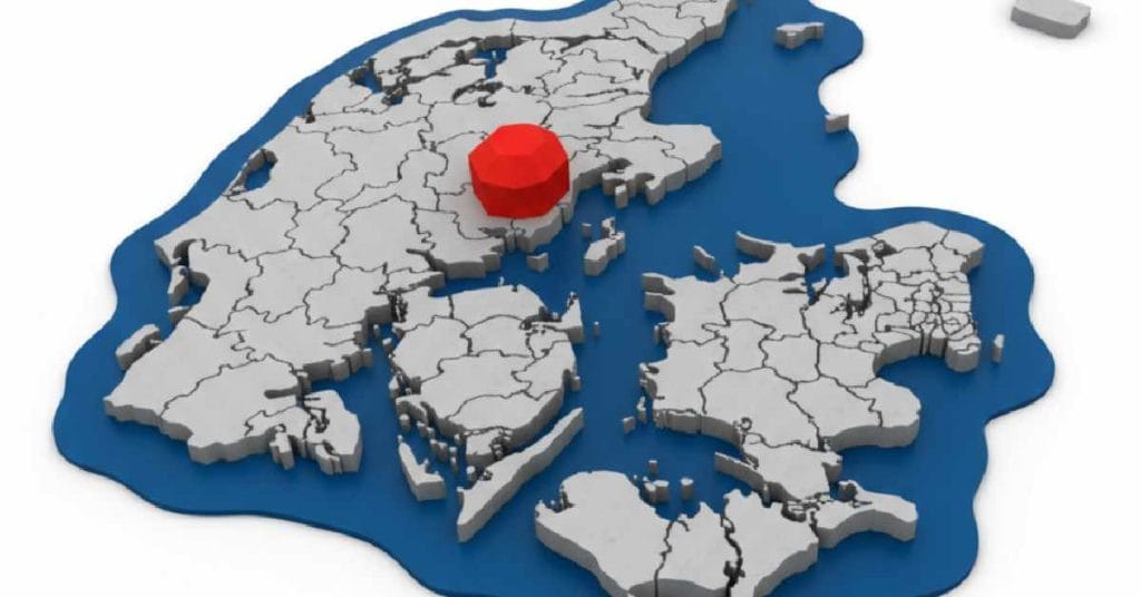 Location of Skanderborg.