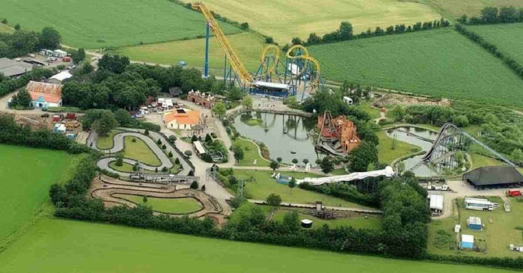 Sommerland Syd from above.