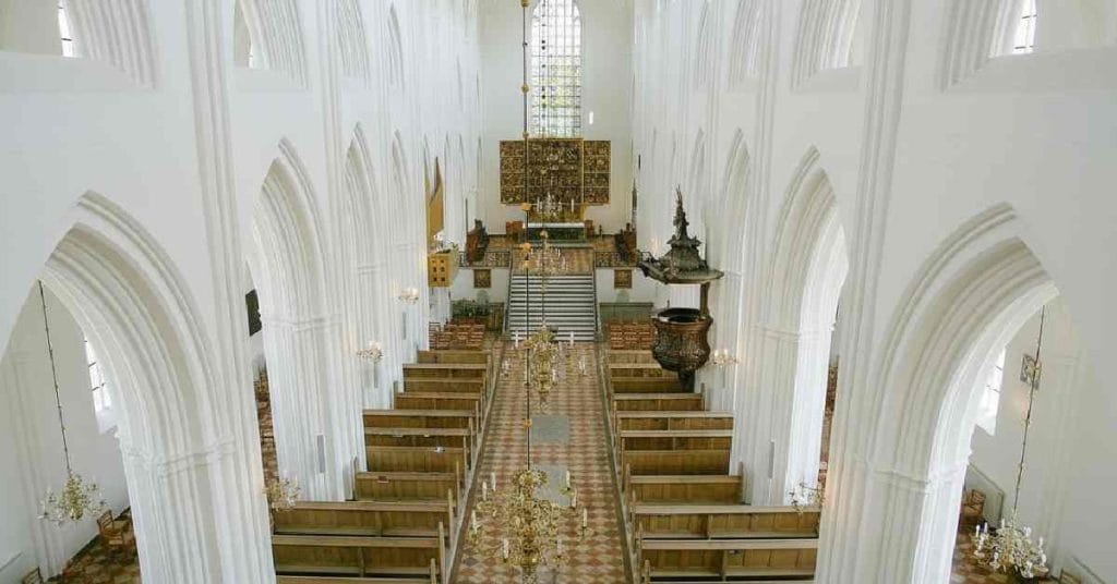St Canutes Cathedral interior.