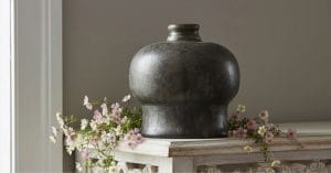 stoneware vase