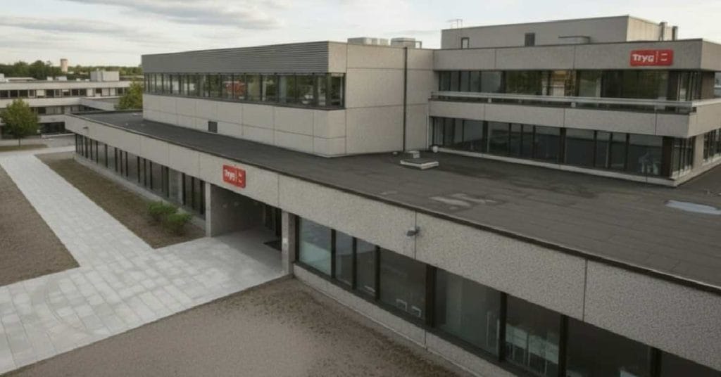 Tryg A/S building during the day.