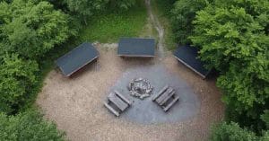 A Varde Sommerland camp site.