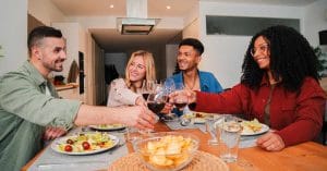 Invites Strangers to Dinner